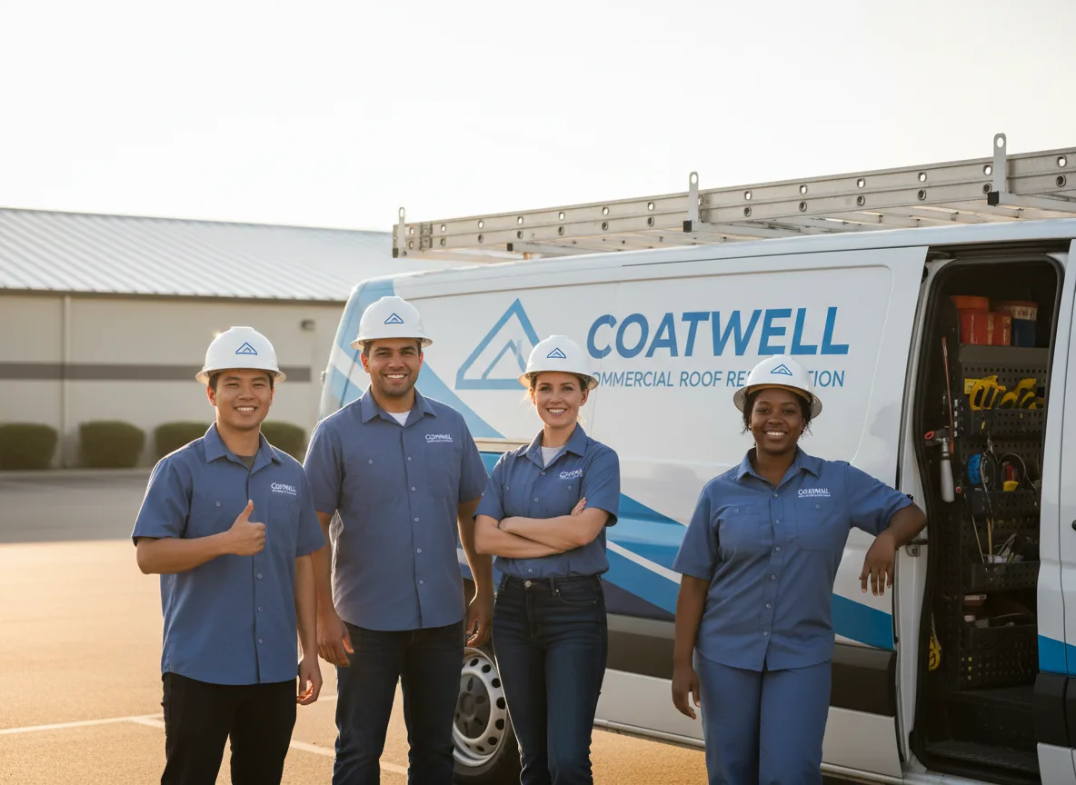 Commercial roof coating company in Westboro, WI